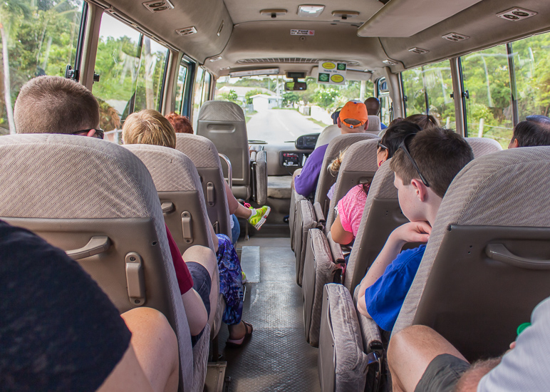 A view of the interior of our tour bus ... guys. (inside joke) (289.10 KB)